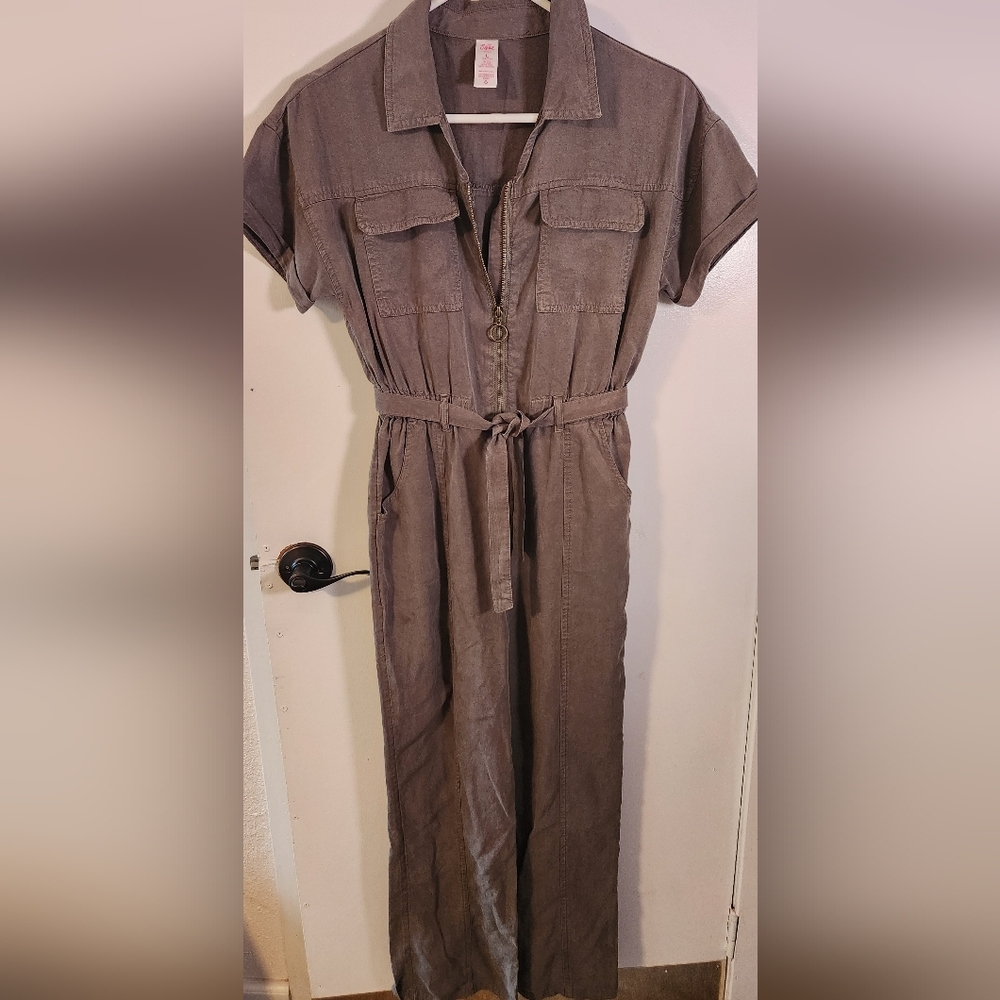 Justice Girl's Olive Green Jumpsuit